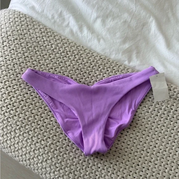 BECCA Lavender Bikini Bottom. NWOT - Picture 2 of 5